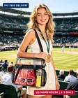 Paxiland Clear Tote Bag For Stadium Events  12x6x12 Inches Stadium Approved   Cl