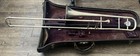Vintage H  N  White King Crystal Silver Trombone Lion Head Original Case