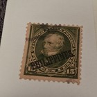 Us   Philippines Stamp Lot  1899 15c Clay Overprint Ph218  1873 Treasury