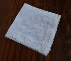 Vintage Brussels Princess Lace Handkerchief A 