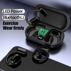 Bluetooth 5 3 Wireless Headset Outdoor Sport Earbuds Bone Conduction Headphones