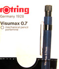 Set Of 2 Rotring Visumax  7mm Mechanical Pencils Blue-extinct