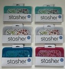 Stasher 6 Piece Reusable Food Storage Silicone Snack Pouch Set Small