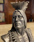 Chilmark Guardian Of The Plains Proud Warrior Sioux Pewter Statue Artist Proof