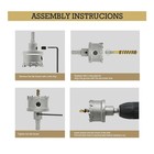 19 Mm   3 4   Tungsten Carbide Hole Saw W  Titanium-plated Pilot Drill Bit