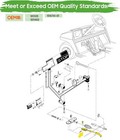 Golf Cart Brake Cable For 1981-1999 Club Car Ds  1011403 1011125 1016761-01