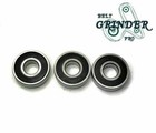 6201 2rs  1 2  Bore  Bearings Rubber Sealed Ball Bearing  3 Pcs 