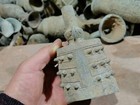 Chinese Old Bronze  Musical Instruments  Bells  Carved With Ancient Inscriptions