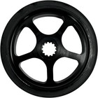 Baron Custom Accessories Power Front Drive Pulley 34 Tooth Black Steel