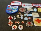Lot American Red Cross Arc Patch Pins Cpr Disaster Health Safety Board Member