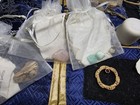  Vtg -now Junk Drawer Jewelry Lot Scrap Harvest Salvage Craft Findings Beads  23