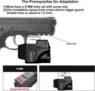 Red Purple Laser Beams With 800 Lumens Flashlight For Pistols  3 Red purple 
