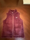 Patagonia Fleece Vest Purple Full Zip Girls Size Medium 10