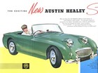 Vintage Original Austin Healey Bug Eye Sprite Sports Car Advertising Brochure