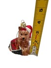 Kurt S Adler Glass Yorkshire Terrier Christmas Ornament
