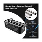 Goplus Atv Utv Universal Rear Drop Basket Rack Detachable Steel Luggage Cargo   