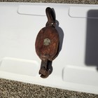 Antique Wood And Iron Vintage Ship s Rigging Block Pulley Early 1900s Star Logo