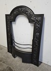 Antique Victorian Cast Iron Insert fireplace - Restored - Uk Delivery