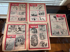 5 Yank Magazines Ww2  1943  1960 Reprints