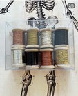Vintage Antique Gold Silver Black Copper Brown French Metallic Thread Fly Tying