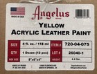 12 Pack Angelus Acrylic Leather Paint Set 4 Oz Bottles 720-04-075  new Unsealed 