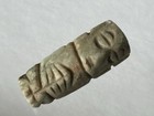 Precolumbian Human Effigy Pendant  Axe God Olmec Mezcala Mixtec Jade Jadeite