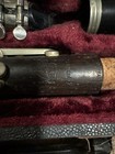 Vintage 1950s-70s Normandy Leblanc French Wooden Clarinet With Original Case