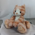 First   Main Orange Tabby Kit Kat Cat Plush Floppy Stuffed Kitty Weighted Paws