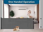 Retractable Baby Gate  Mesh Extra Wide  Extra Long Dog Gate  34  Tall  118  Wide
