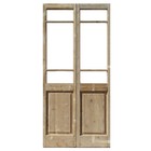 Antique Pair Of Salvaged 43  French Double Doors  Ned2344