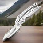 Kitchen Shears  Cheese Grate knife opener spring Assist- Silver Or Merlot Color