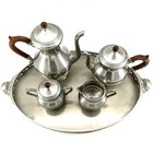 Royal Holland Pewter Vintage Tea Coffee 5-piece Set Inscribed Hewett