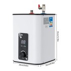 8l Electric Mini Tank Water Heater Rectangle Instant Hot Water Heater 1500w