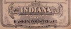 1876 Plat   County Map   Tippecanoe Co   Indiana   Benton Co  On Reverse