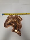Vintage Copper Fish Mold 9 1 2 In Tin Lined Kitchen Wall Decor Made In Korea