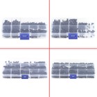 250pcs Plastic Nylon M2 M3 Hex Column Standoff Spacer Screw Nut Assortment Kit