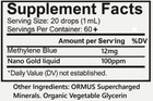 Nano Liquid Gold Methylene Blue 1   mental Clarity energy mood supper Potency