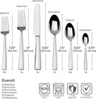 Mikasa Everett Flatware Replacement Singles - 18 10 Stainless Steel  High Gloss