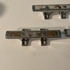 Vintage Boat Cleats Tie Down Chrome Lot Of 3