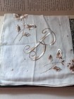 Lot Of 8 Vintage Madeira  Handkerchief Inittial B  Barbara  Name Embroidery 