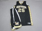 Vintage Iowa Barnstormers Jersey Shorts Set Mens 2xl Xxl Black White Game Worn