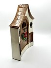 Vintage Holland Mold Ceramic Christmas Front House Door Lighted