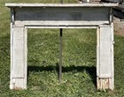 Antique Fireplace Mantel Surround  61x49  Architectural Salvage Rustic  A162