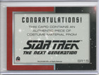 2026 Rittenhouse Star Trek Connections Relic Card Sr15 Gold Swatch Data