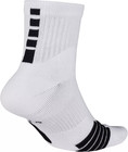 Nwt Nike Elite Basketball Ankle Socks White Black Sz L 8-12 Mens 1 Pair