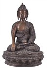 Medicine Buddha Idol Tibetan Buddhist Deity Brass Statue Decor