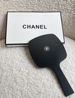 Chanel Hand Mirror Novelty Black Coco  New