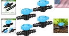 Uv-resistant Drip Irrigation Valves - 4 Pack For 1 2 Inch Tubing - Easy Install