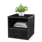 End Table Cube Accent Table 16 Inches With Drawer Bedroom Livingroom