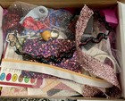 50 Piece Mixed Media Junk Journal Ephemera Lot Paper Collage Craft Box